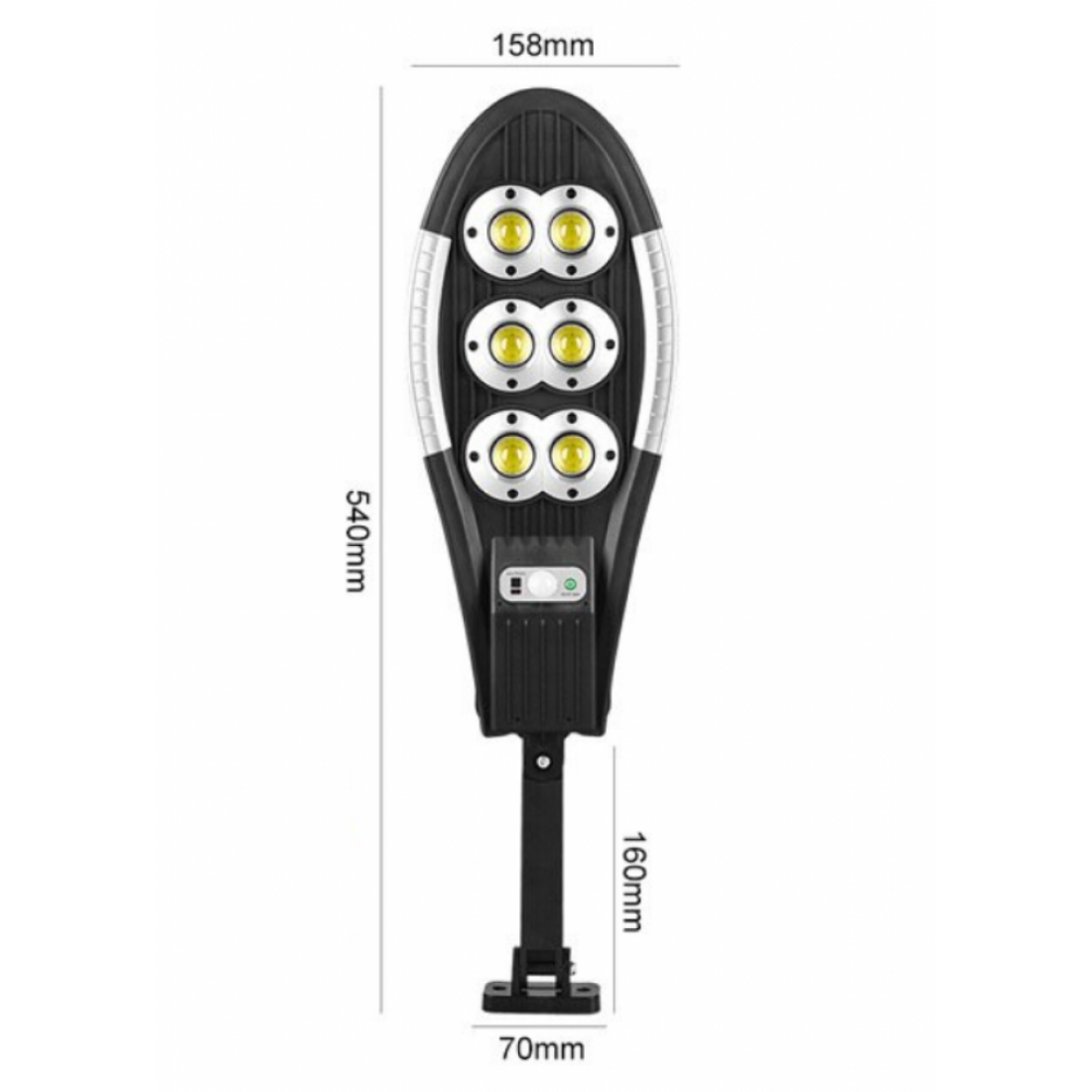 Lampa solara stradala cu senzor de miscare si telecomanda ,300 W,6 casete COB,EN GROSS