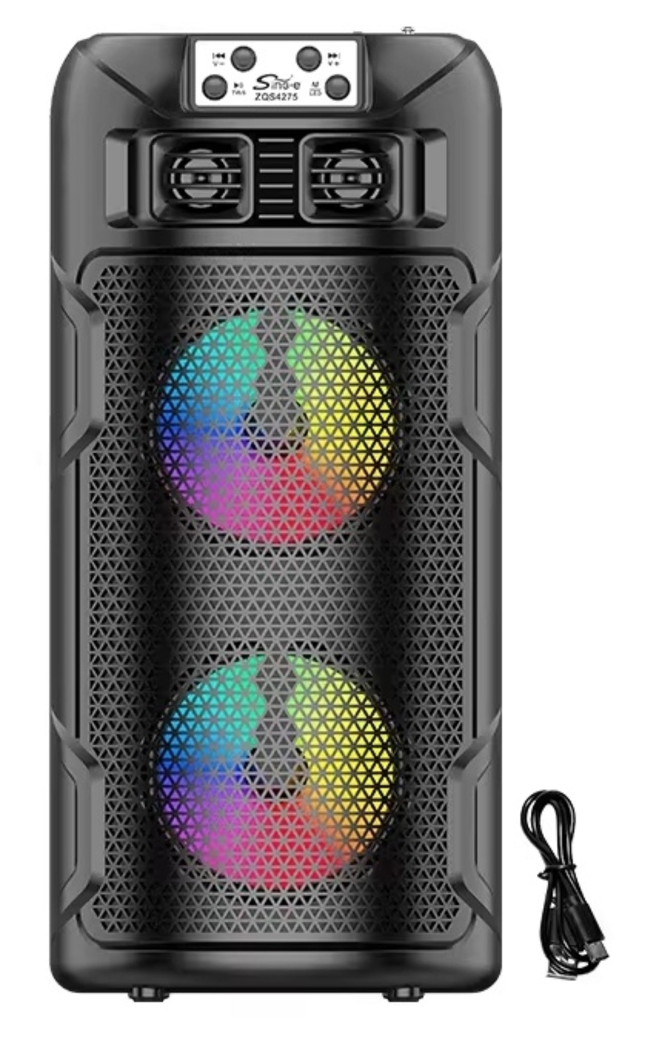 Boxa portabila ZQS4275, Negru, Engross