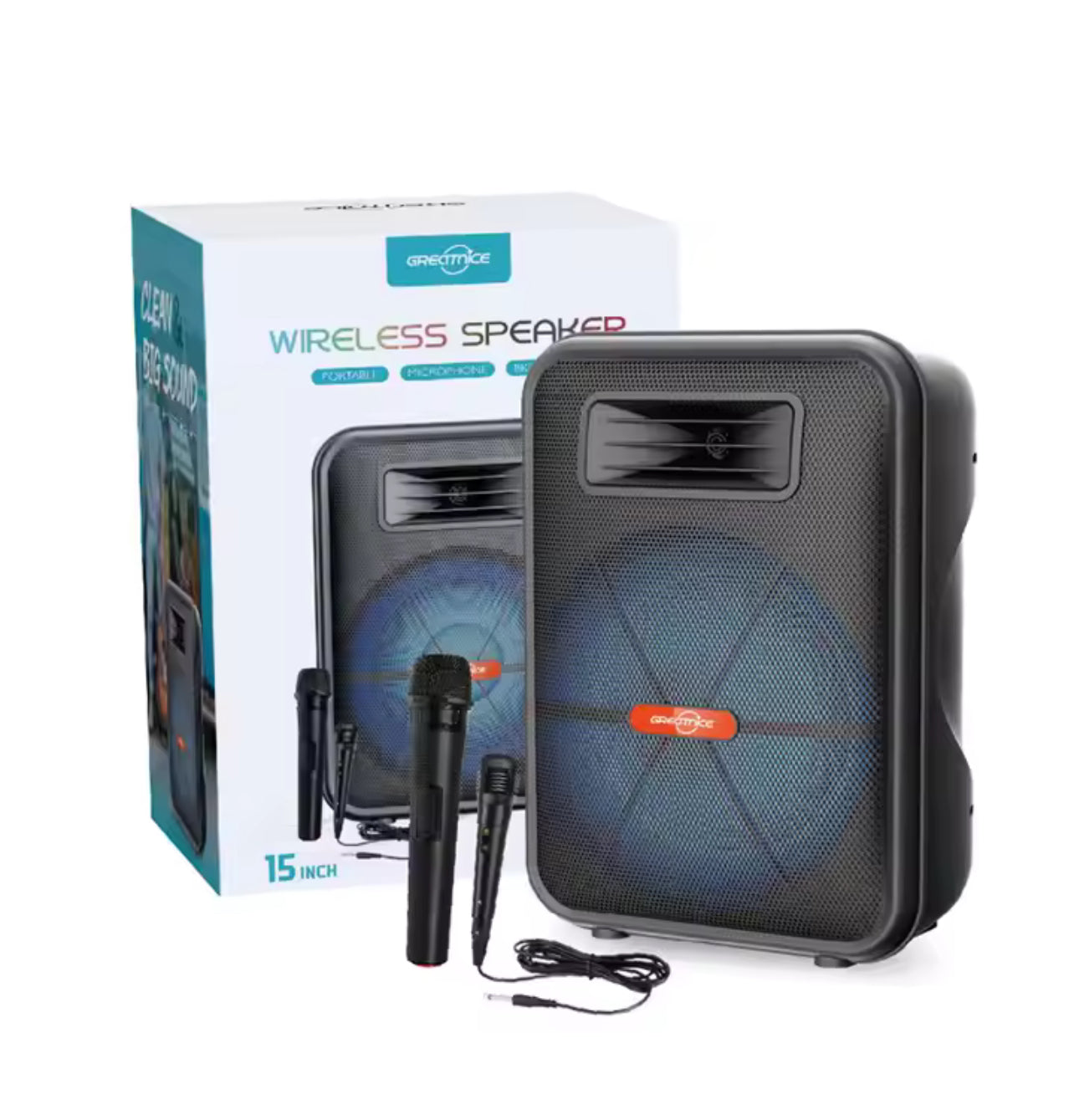 Radio portabil GTS-1882, 350 W, 1800 mAh, engross
