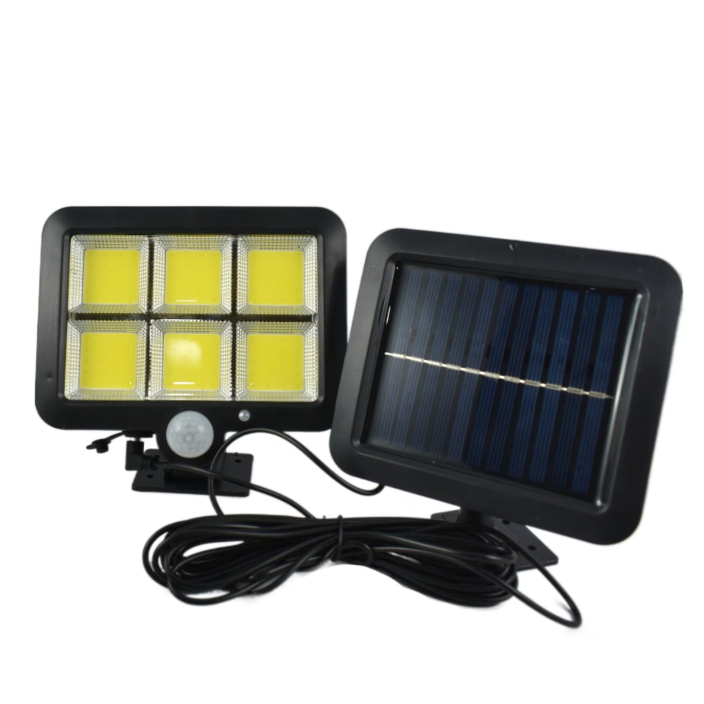 Lampa cu proiector led, LVT, cu incarcare solara, ip54 6 x led cob