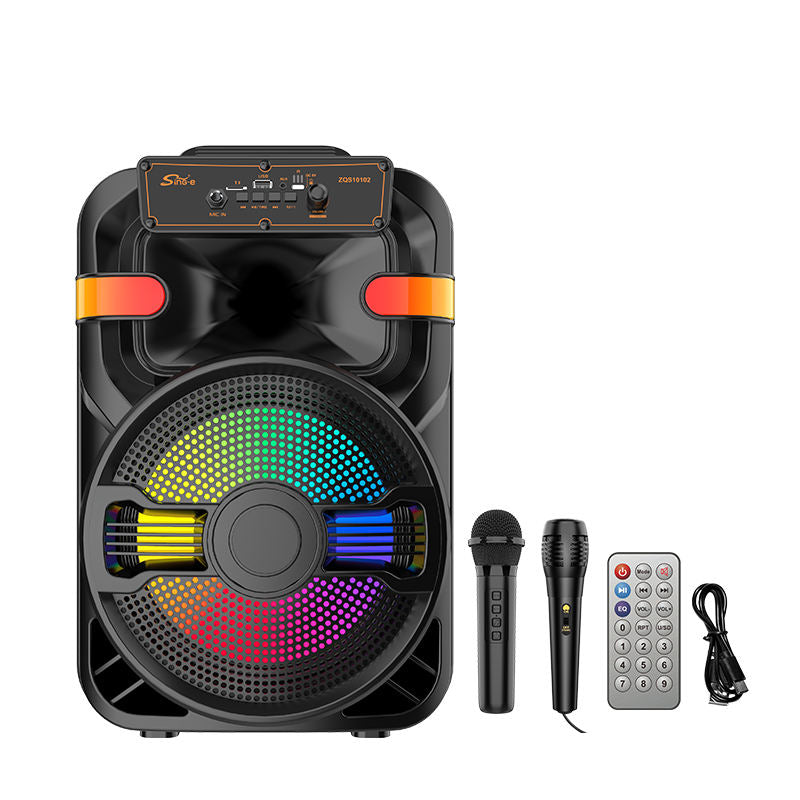 ZQS10102 Boxă de 500W putere 2400MAH capacitate baterie, difuzor single bluetooth bass, de 10 inchi.EN GROSS