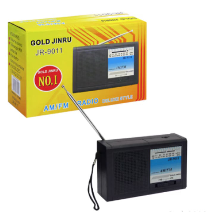 Radio AM/FM Gold JR-9011 engross