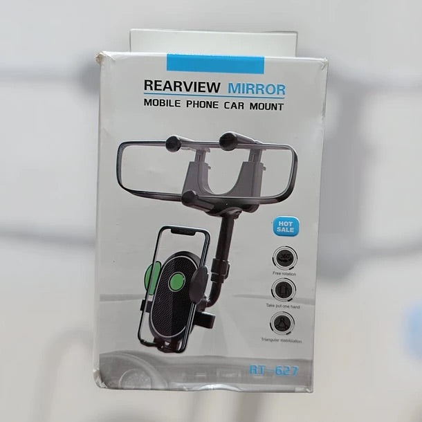 Suport universal pentru oglindă retrovizoare de 360 de grade pentru telefon mobil
