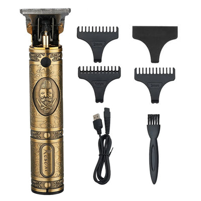 MASINA PROFESIONALA DE TUNS BARBA SI CONTUR , INCARCARE USB