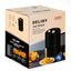 Friteuza cu aer cald, Deliny CHEF, Capacitate 6L,1400 W, Negru