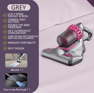 Aspirator de mana,wireless, igienizare profunda, usor si manevrabil, 10000Pa, cu 8000 de vibratii pe minut