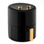 Friteuza cu aer cald, Deliny CHEF, Capacitate 6L,1400 W, Negru