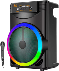 Boxa portabila ZQS8146 480W P.M.P.O USB BT AUX FM microfon mi