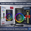 Boxa portabila ZQS8146 480W P.M.P.O USB BT AUX FM microfon mi