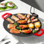 Plita-disc-gratar electric Pexor 36 CM, Gatire fara ulei, Interior-Exterior, Aluminiu
